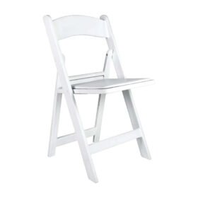 White Resin Chair